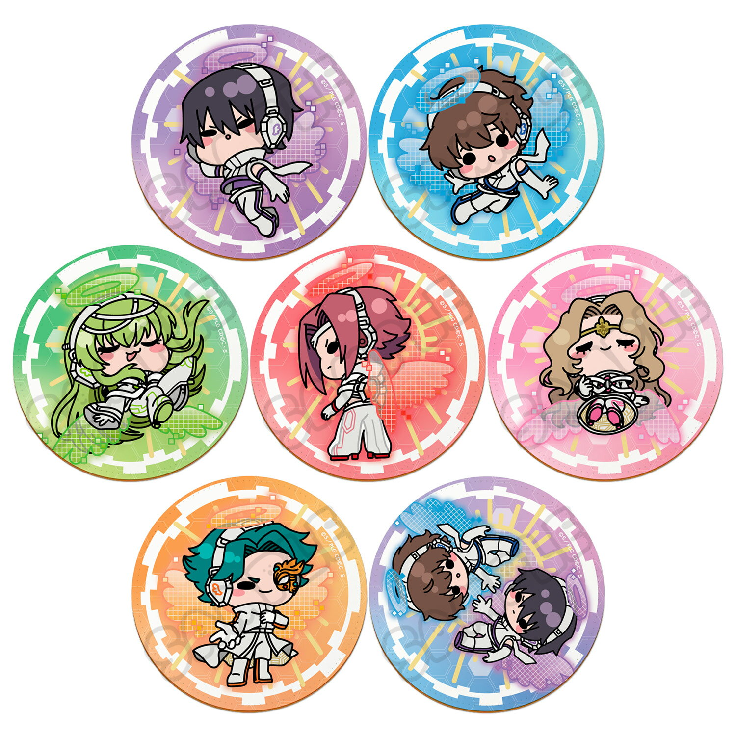 『コードギアス 反逆のルルーシュ』第3弾 レザーコースター ルルーシュ スザク C.C. カレン ナナリー ジェレミア ルルーシュ＆スザク キャラクターグッズ 合皮 コースター mochochoシリーズ 推し活 (公式 正規ライセンス取得) 公認グッズ