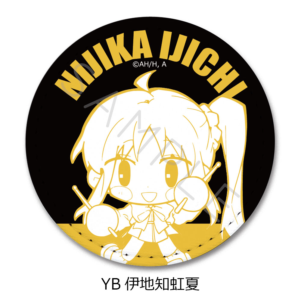 アニメ「ぼっち・ざ・ろっく！」 第3弾 レザーバッジ(丸形) YA(後藤ひとり) YB(伊地知虹夏) YC(山田リョウ) YD(喜多郁代) キャラクターグッズ 合皮 レザー バッジ 推し活 (公式 正規ライセンス取得) 公認グッズ 3
