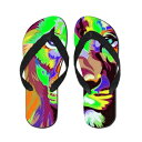 ビーチサンダル SS(18-20cm) S(23-25cm) M(25-27cm) L(27-29cm) ビーチ サンダル ビーサン 海 犬 ハワイアン バーベ...