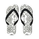 ビーチサンダル SS(18-20cm) S(23-25cm) M(25-27cm) L(27-29cm) ビーチ サンダル ビーサン 夏 デザイン バンダナ デ...