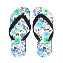 ビーチサンダル SS(18-20cm) S(23-25cm) M(25-27cm) L(27-29cm) フラワーデザイン 花柄 お洒落サンダル かわいい 薔薇...
