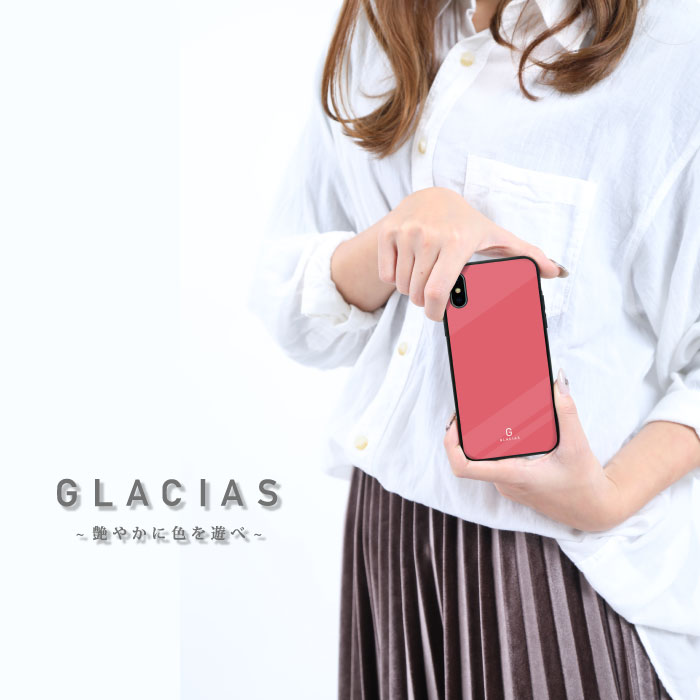 スマホケース スリムガラス ラウンドタイプ 耐衝撃 強化ガラス iPhone ケース TPU ...
