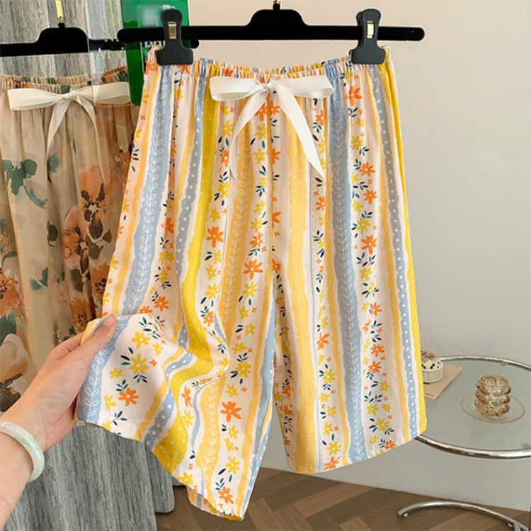 夏 ショートパンツ ステテコ ルームパンツ ボトムス レディース ルームウェア パン...