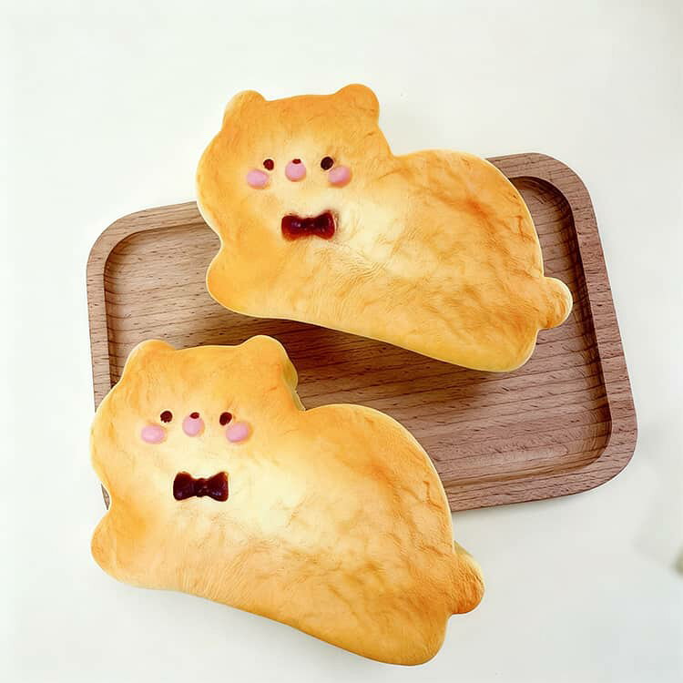 【2個セット】 ネコパン パン 触感 【2個セット】 ストレス解消 低反発 スクイーズ もちもち 柔らかい 握り心地 感覚トレーニング 癒やし 猫 おもちゃ スクイーズ スクイーズ玩具 動物 フィジェットトイ 癒し ふわふわ encounterwt-10002073 codabianca 楽天市場店 サンプル画像2