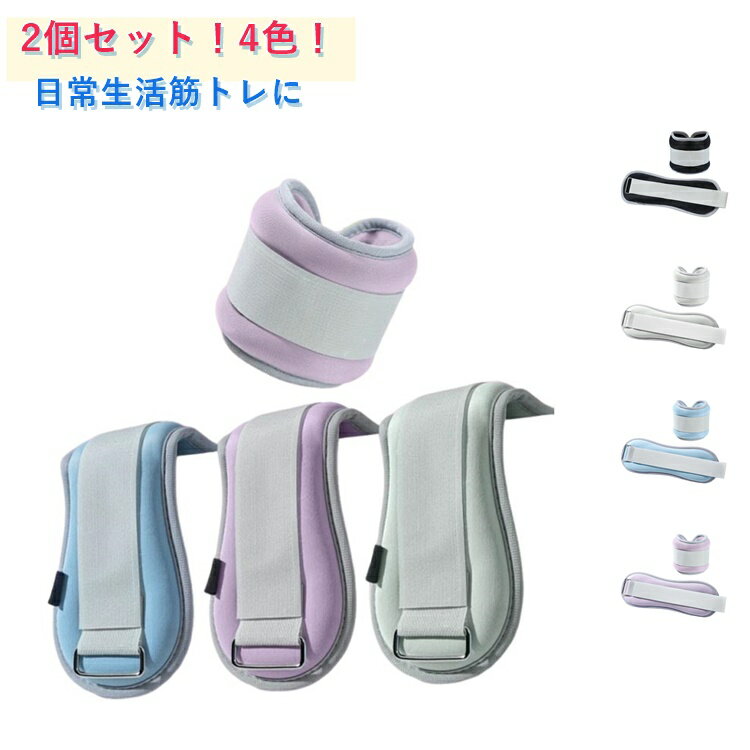 樂天商城 - リストウエイト 手首 500g 女性 脚用 0.5kg パワーアンクル 重り 自宅 腕 アンクルウエイト 足 脚 在宅筋トレ 宅トレ 足首 筋トレ グッズ トレーニング パワーリスト 2個入 リストバンド ウェイトトレーニング ダンベル