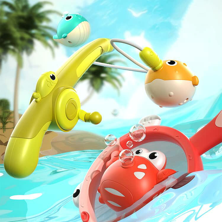 バスグッズ 知育玩具 赤ちゃん 磁気釣り 釣り竿セット ゲーム 玩具 水遊び お風呂 ...