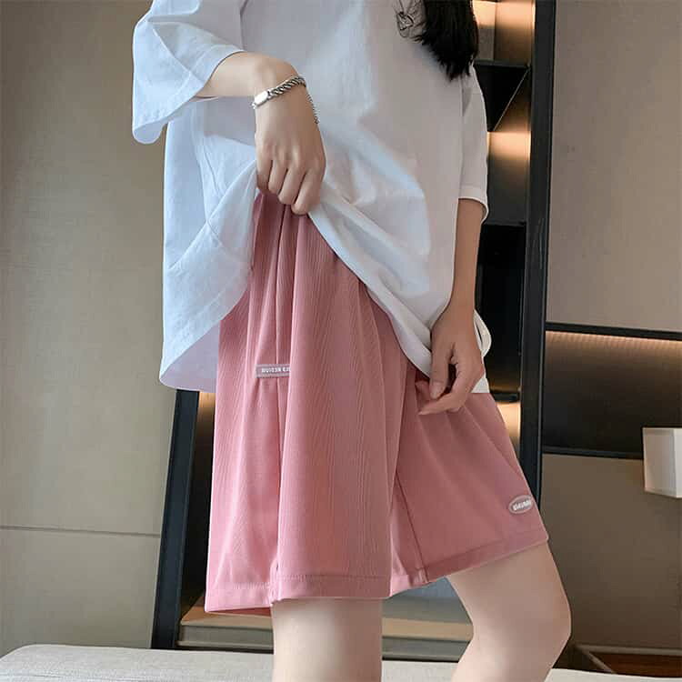 接触冷感 ハーフパンツ パンツ 夏 ゆったり 五分丈 涼しい ショートパンツ 薄手 ハ...