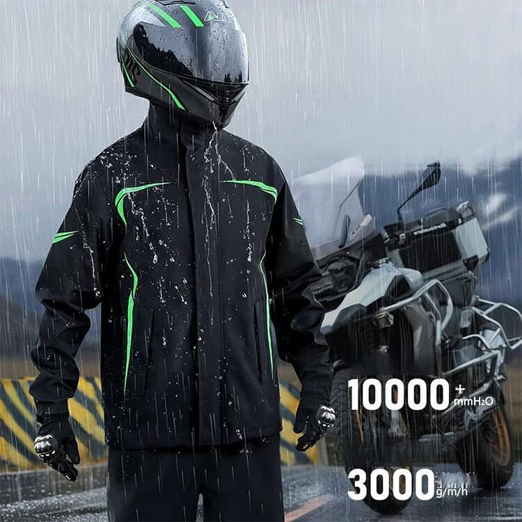 撥水 メンズ 軽量 上下セット バイク用レインスーツ バイク用レインコート レディ...