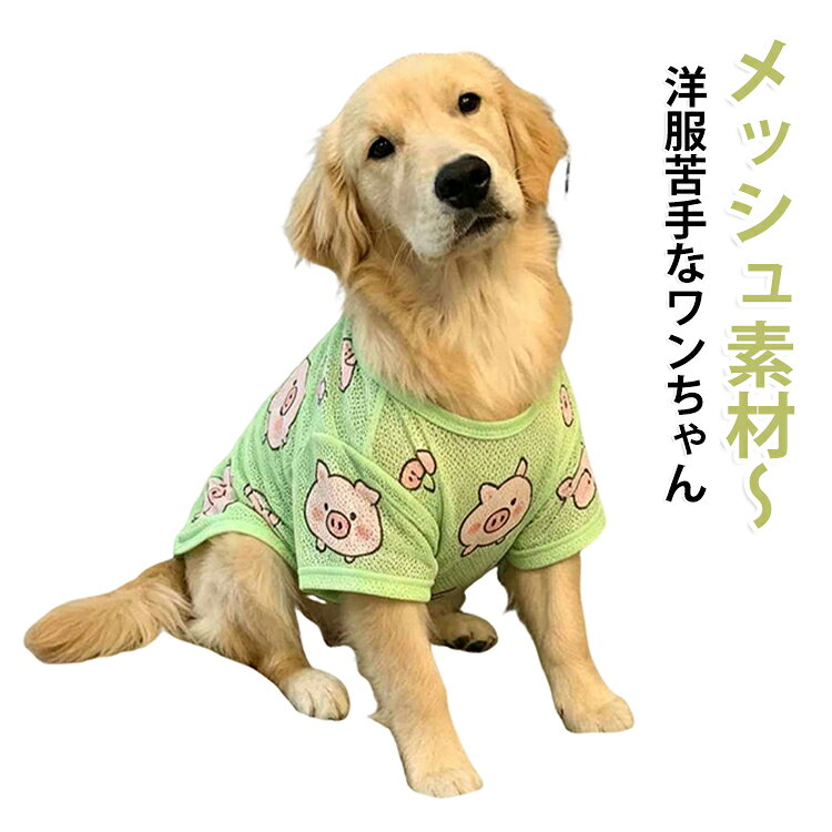 大型犬 大型犬 犬 タンクトップ メッシュ 大型犬 服 涼しい 犬の服 ノースリーブ ウェア 濡らす 袖なし 大型犬 犬 涼し気 可愛い タンクトップ 犬服 春 夏 犬の服 ドッグウエア 犬服 抗菌 防臭 防虫 接触冷感