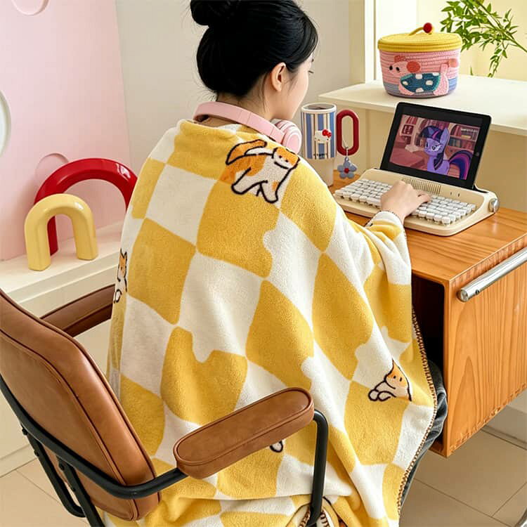 秋冬 ブランケット フリース ひざ掛け 着る毛布 ハーフケット 厚手 膝掛け ポンチョ ルームウェア ひざ掛け 大判 レディース 防寒 肩掛け もこもこ 軽量 肩当て 大きめ ボタン付き ボア 対策 犬 猫 おしゃれ かわいい クリスマス プレゼント 暖かい encounterwt-10008957 codabianca 楽天市場店 サンプル画像3