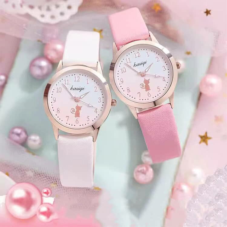 codabianca 楽天市場店のキッズウォッチ 腕時計 女の子 時計 リストウォッチ バイカラー キッズ ジュニア 子供用 女子 夜光 小学生 中学生 高校生 アナログ レディース 女性 かわいい 星月ブレスレット付き おしゃれ ギフトプレゼント 贈り物 誕生日 バースデー クリスマス｜アングル3
