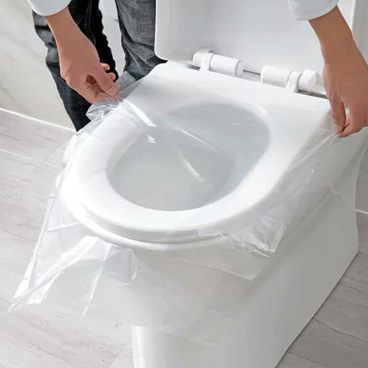 codabianca 楽天市場店の使い捨て便座シート 個包装 防水 便座カバー 携帯用 トイレシート 旅行用 使い捨て便座カバー 透明 トイレカバー ずれにくい 便座保護 公衆トイレ ホテル 出張 外出 産後 妊婦 子供 大人 衛生用品 コンパクト 携帯用 持ち運び便利 トイレ用品 旅行｜アングル3