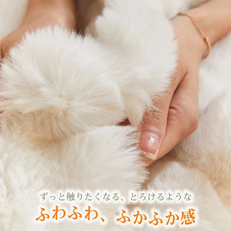 ふわとろクッションカバー 45×45cm 30×50cm ファー もこもこ 起毛 あったか 秋冬 枕カバー [3]