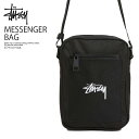 STUSSY ステューシー ミニショルダーバッグ 送料無料 STOCK MESSENGER BAG ストック メッセンジャー バッグ メンズ レディース フェスティバルバッグ BLACK (ブラック) ST791019 BLK ENDLESS TRIP ENDLESSTRIP エンドレストリップ