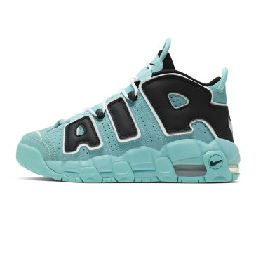 【大人気!入手困難！ レディース ハイテクスニーカー サイズ】 NIKE（ナイキ）AIR MORE UPTEMPO (GS) (エア モア アップテンポ) キッズモデル モアテン スニーカー LIGHT AQUA/BLACK-WHITE(ライトアクア/ブラック ホワイト) 415082 403 ENDLESS TRIP