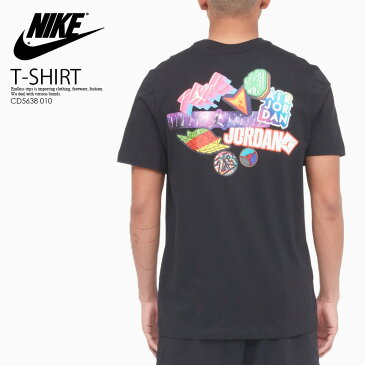 【メンズ Tシャツ】 NIKE (ナイキ) JORDAN BRAND STICKER LS CREW (ジョーダン ブランド スティッカー ククルー) メンズ ロゴ 半袖 BLACK (ブラック) CD5638 010 エンドレストリップ