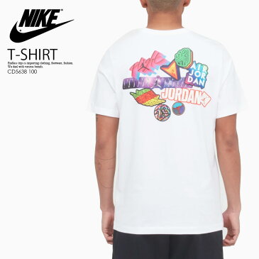 【メンズ Tシャツ】 NIKE (ナイキ) JORDAN BRAND STICKER LS CREW (ジョーダン ブランド スティッカー ククルー) メンズ ロゴ 半袖 WHITE (ホワイト) CD5638 100 エンドレストリップ