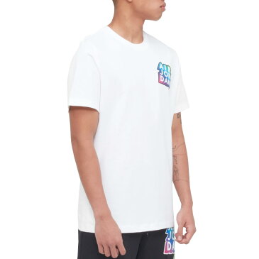 【メンズ Tシャツ】 NIKE (ナイキ) JORDAN BRAND STICKER LS CREW (ジョーダン ブランド スティッカー ククルー) メンズ ロゴ 半袖 WHITE (ホワイト) CD5638 100 エンドレストリップ