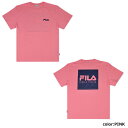 【大人気！希少！】FILA (フィラ) FILA TEE (Tシャツ) 半袖 カットソー ユニセックス メンズ レディース Tシャツ FM9357 WHITE(02)/PINK(19)/NAVY(20)/ORANGE(22)/GREEN(25)/TURQUOISE(29)/DARK NAVY(82) dpd-4 3