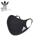 送料無料 adidas 3枚セット マスク アディダス FACE COVERS M/L メンズサイズ 3-PACK フェイス カバー ファッション 布マスク 黒 BLACK ブラック H08837 ENDLESS TRIP ypd