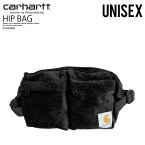 【大人気! 希少!】CARHARTT WIP (カーハート ダブリューアイピー) FLINT HIP BAG(フリント ヒップバッグ) ユニセックス ウエストバッグ ボディバッグ ショルダーバッグ メンズ レディース BLACK ブラック I02950689 エンドレストリップ dpd