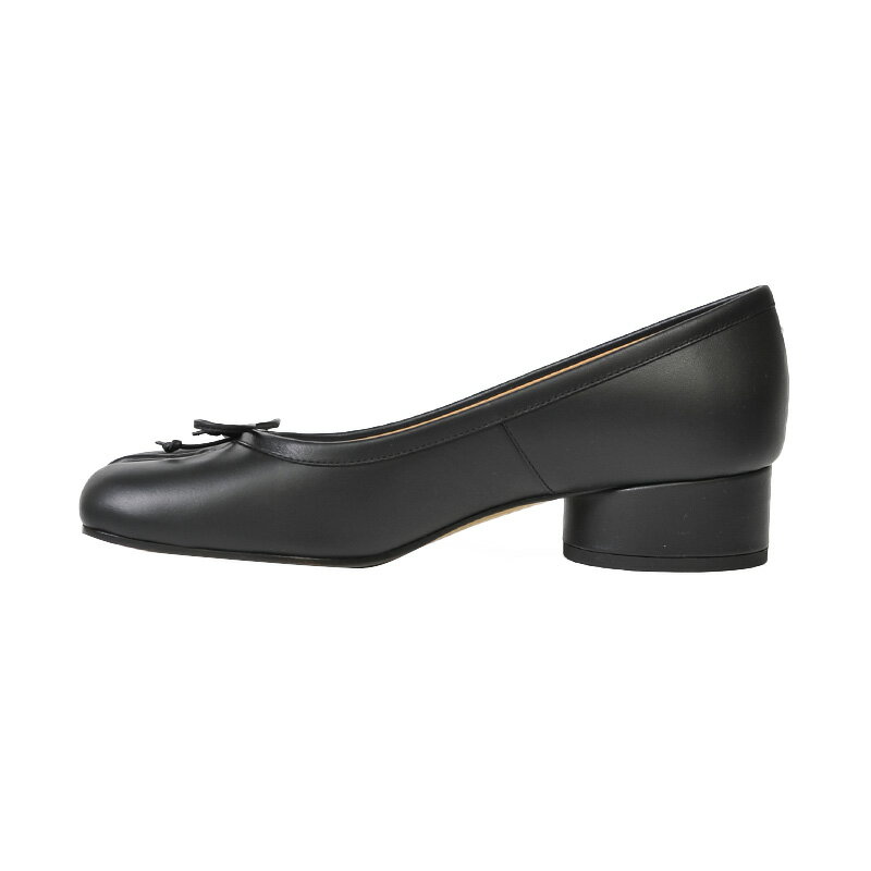 【希少! 大人気!】Maison Margiela (メゾン マルジェラ) WOMENS TABI BALLERINA PUMPS (ウィメンズ タビ バレリーナ パンプス) 足袋 レディース シューズ 靴 本革 イタリア製 黒 BLACK (ブラック) S58WZ0044 PR516 T8013 dpd-2