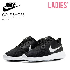 【大人気!レディース ゴルフシューズ】 NIKE (ナイキ) ROSHE G JR (ローシ ジー ジュニア) レディース (キッズモデル) LADYS GOLF SHOES スパイクレス BLACK/METALLIC WHITE-WHITE (ブラック/ホワイト) 909250 007 ENDLESS TRIP ENDLESSTRIP エンドレストリップ