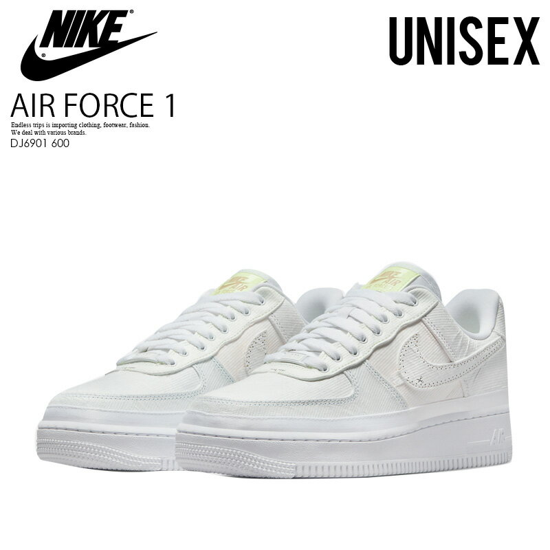 【希少 大人気 ユニセックス サイズ】 NIKE（ナイキ）WMNS AIR FORCE 1 039 07 PRM (ウィメンズ エア フォース ワン) スニーカー ARCTIC PUNCH/SESAME 白 (ホワイト) 厚底 DJ6901-600 DJ6901 600 ENDLESS TRIP ENDLESSTRIP dpd-2