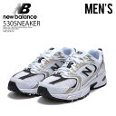 【人気! メンズ スニーカー】 NEW BALANCE (ニューバランス) 530 SNEAKER メンズ スニーカー WHITE/LIGHT GOLD METALLIC (ホワイト/ゴ..