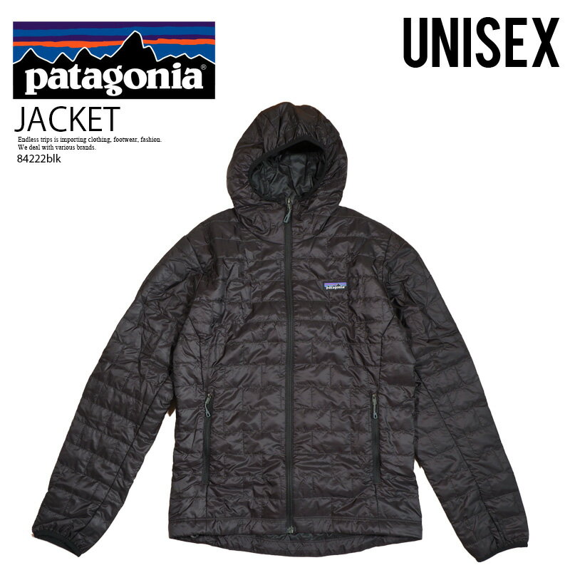 patagonia (パタゴニア) MEN'S NANO PUFF HOODY (メンズ ナノ パフ フーディー) メンズ ジャケット フーディー パッカブル 折り畳み アウター 薄手ダウン デイリーユース アウトドア BLACK (ブラック) 84222 BLK dpd