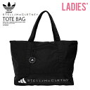 ステラマッカートニー　マザーズバッグ adidas by STELLA McCARTNEY (アディダス バイ ステラマッカートニー) トートバッグ TOTE BAG (トートバッグ) レディース ジムバッグ ポリエステル 軽量 BLACK/BLACK/WHITE 黒 (ブラック/ホワイト) HY4085 エンドレストリップ