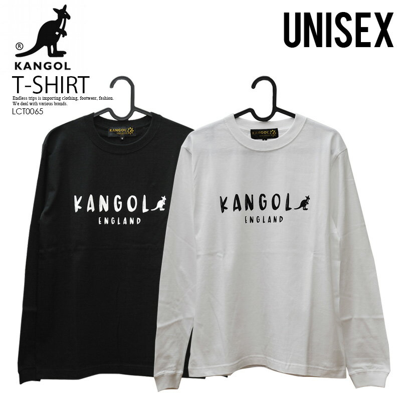 【希少! 入手困難!】KANGOL (カンゴール) KG ENGLAND L/S TEE (KG イングランド L/S ティー) 長袖 Tシャツ ロンT メンズ レディース ユニセックス 20SS LCT0065 BLACK (ブラック) WHITE (ホワイト) dpd-2