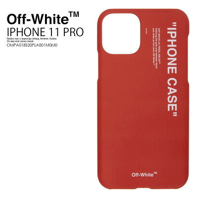 【希少! 大人気!】 Off-White (オフホワイト) QUOTE IPHONE 11 PRO COVER アイフォンケース スマホケース iPhone 11 Pro対応 RED/WHITE (レッド/ホワイト) OMPA018S20PLA001M0M0 dpd-2