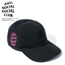 【日本未入荷 入手困難 】ANTI SOCIAL SOCIAL CLUB (アンチソーシャルソーシャルクラブ) WEIRD CAP - OPTIONS (ウィアード キャップ オプションズ) 帽子 ユニセックス メンズ BLACK (ブラック) WEIRDCAPOPTIONS エンドレストリップ dpd-2