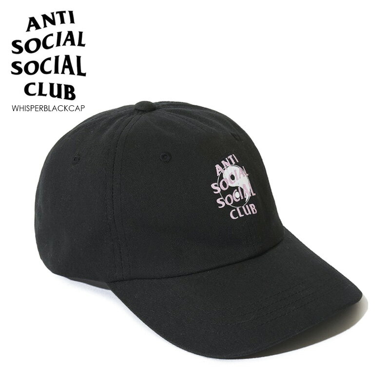 ANTI SOCIAL SOCIAL CLUB (アンチソーシャルソーシャルクラブ) WHISPER BLACK CAP (ウィスパー ブラック キャップ) 帽子 メンズ レディース BLACK (ブラック) WHISPERBLACKCAP エンドレストリップ dpd-4