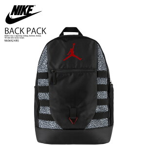 【希少! 日本未入荷 モデル! ユニセックス】 NIKE (ナイキ) JORDAN SPORT BACKPACK (ジョーダン スポーツ バックパック) メンズ レディース ユニセックス リュック A4サイズ可能 大容量バッグ 鞄 カバン BLACK/RED (ブラック/レッド) 9A0692 KR5