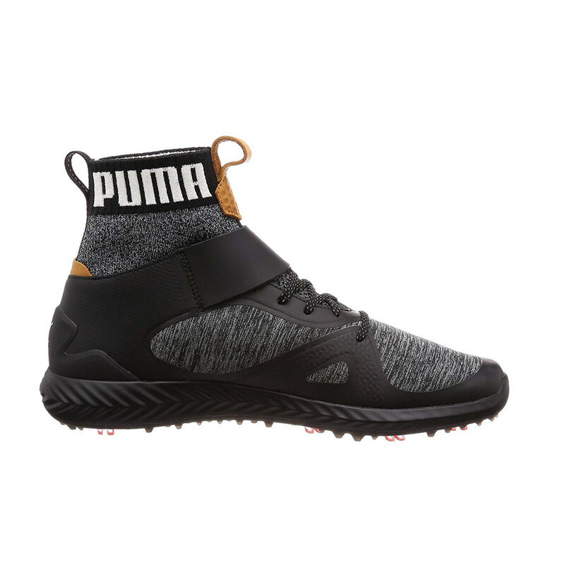 【メンズ ゴルフシューズ】 PUMA (プーマ) IGNITE PWRADAPT HI-TOP (イグナイト パワーアダプト ハイトップ ) ゴルフシューズ スパイク メンズ PUMA BLACK-PUMA SILVER (ブラック/シルバー) 189932-02 ENDLESS TRIP ENDLESSTRIP エンドレストリップ dpd