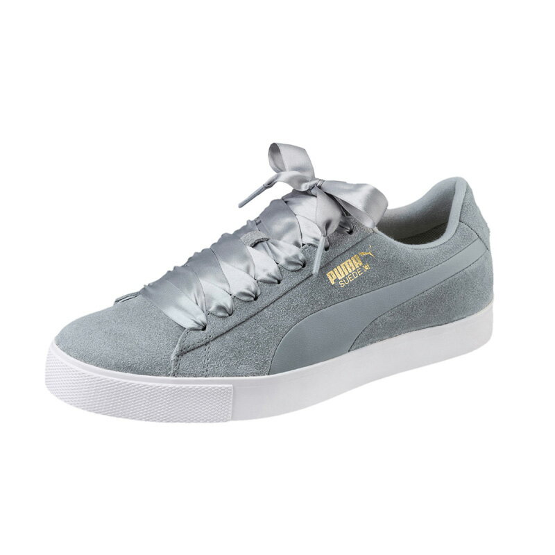 【アウトレット☆訳あり価格商品】【レディース ゴルフシューズ】 PUMA (プーマ) SUEDE G WOMEN'S レディース ゴルフ ゴルフシューズ スパイクレス QUARRY-QUARRY (グレー) 191206-01【※箱ダメージあり】 dpd