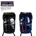 patagonia ブラックホール・パック パタゴニア BLACK HOLE PACK 25L ユニセックス バックパック デイパック リュックサック 旅行 アウトドア キャンプ カジュアル タウンユース デイリーユース 普段使い 通勤 通学 鞄 49297 BLACK (ブラック) CLASSIC NAVY (ネイビー) dpd