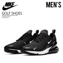 【希少! メンズ ゴルフシューズ 】 NIKE（ナイキ）AIR MAX 270 G (エアマックス 270G) メンズ スパイクレス ゴルフシューズ BLACK/WHITE-HOT PUNCH (ブラック/ホワイト) CK6483 001 ENDLESS TRIP ENDLESSTRIP エンドレストリップ【外箱ダメージあり】 その1