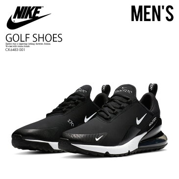 【希少! メンズ ゴルフシューズ 】 NIKE（ナイキ）AIR MAX 270 G (エアマックス 270G) メンズ スパイクレス ゴルフシューズ BLACK/WHITE-HOT PUNCH (ブラック/ホワイト) CK6483 001 ENDLESS TRIP ENDLESSTRIP エンドレストリップ【外箱ダメージあり】