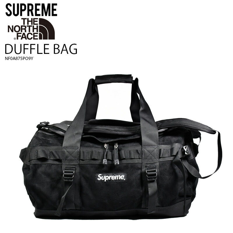 楽天ENDLESS TRIP 楽天市場店Supreme （シュプリーム） THE NORTH FACE SUEDE SMALL BASE CAMP DUFFLE BAG （ザ ノースフェイス スエード スモール ベース キャンプ ダッフル バッグ） 2WAY ボストンバッグ バックパック スウェード カジュアル ストリート アウトドア 23FW BLACK （ブラック） NF0A875PO9Y