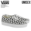 y! fB[X TCY Xj[J[z VANS (@Y) AUTHENTIC PLATFORM 2.0 (I[ZeBbN vbgtH[) oY  Xj[J[ CHECKERBOARD/TRUE WHITE (`FbJ[{[h/zCg) `FbN fB[X TCY (jZbNX \L) VN0A3AV8QXH dpd