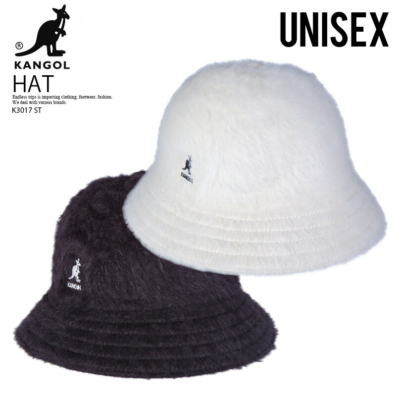 【希少 入手困難 】KANGOL (カンゴール) FURGORA CASUAL HAT (ファーゴラ カジュアル ハット) ユニセックス メンズ レディース 帽子 ベルハット バケットハット ファー K3017ST BLACK (108169203-01) ブラック/ K3017ST IVORY (108169203-05) アイボリー dpd