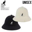 KANGOL (カンゴール) WOOL CASUAL HAT(ウール カジュアル ハット) ユニセックス メンズ レディース ハット ベルハット バケットハット 帽子 ワンポイント ロゴ 普段使い カジュアル K3451 BLACK (107169008-01) ブラック 黒 K3451 WHITE (233069605-06) ホワイト 白 dpd