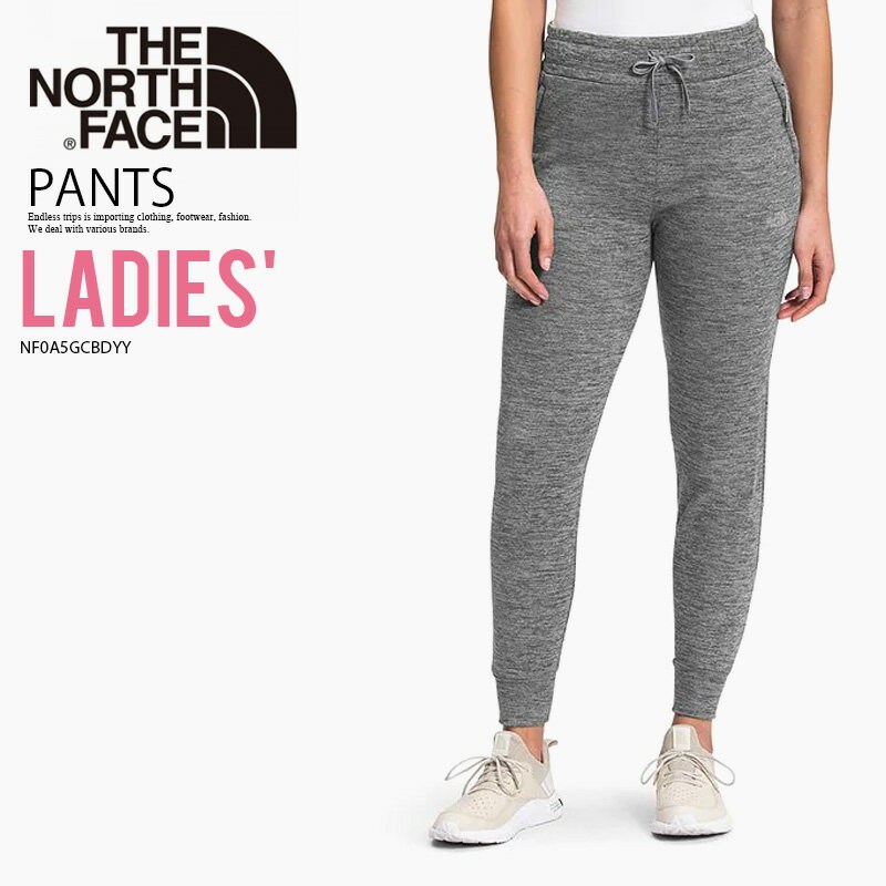 【日本未入荷 モデル! 希少! レディース】THE NORTH FACE (ノースフェイス) WOMEN’S CANYONLANDS JOGGER (ウィメンズ キャニオンランズ ジョガー) ボトムス レディースパンツ ズボン アウトドア スポーツ 裏起毛 TNF MEDIUM GREY HEATHER (グレー) NF0A5GCBDYY