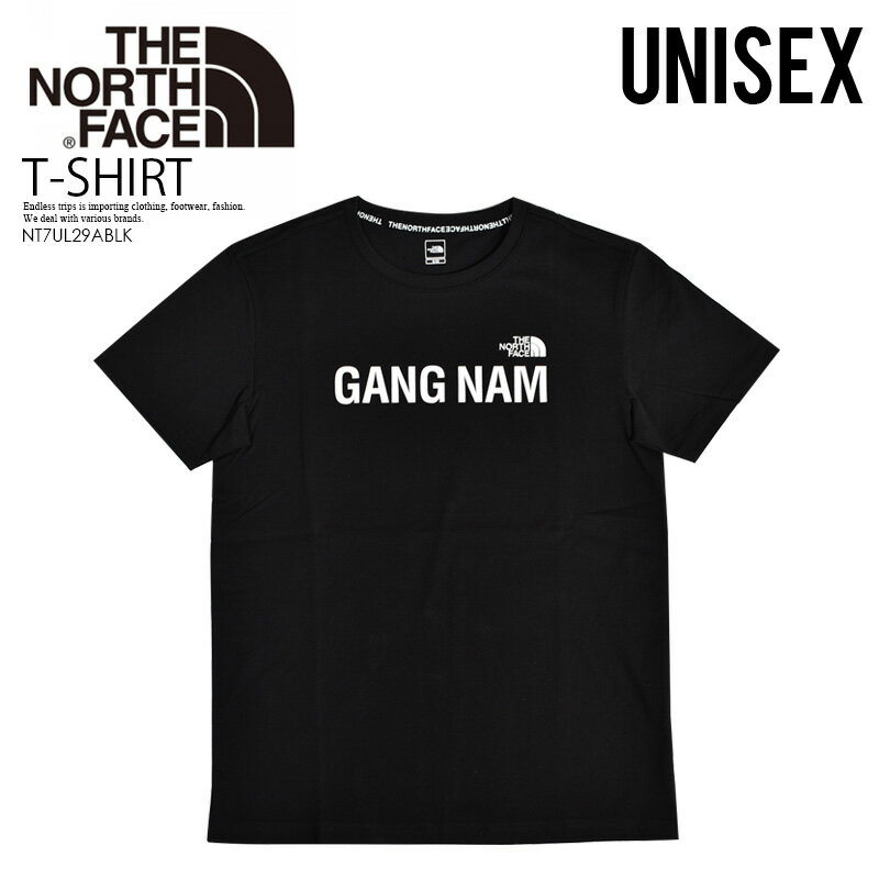 【希少! ユニセックス】THE NORTH FACE (ノースフェイス) G/N LTD EDITION S/S R/TEE (LTDエディション ショートスリーブ Tシャツ) メンズ レディース カットソー トップス 半袖Tシャツ BLACK (ブラック) White Label Korea Line NT7UL29A NT7UL29ABLK dpd