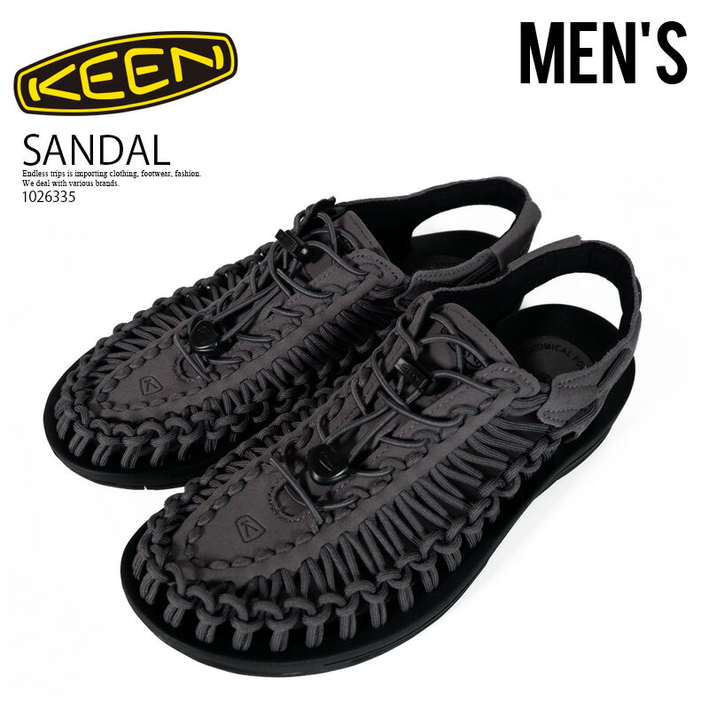 楽天ENDLESS TRIP 楽天市場店KEEN （キーン） MENS UNEEK （メンズ ユニーク） メンズ ハイブリッド ストラップ サンダル シューズ トレンド レトロ タウンユース 普段使い デイリーユース カジュアル ストリート アウトドア ダークグレー チャコールグレー MAGNET/BLACK （マグネット/ブラック） 1026335