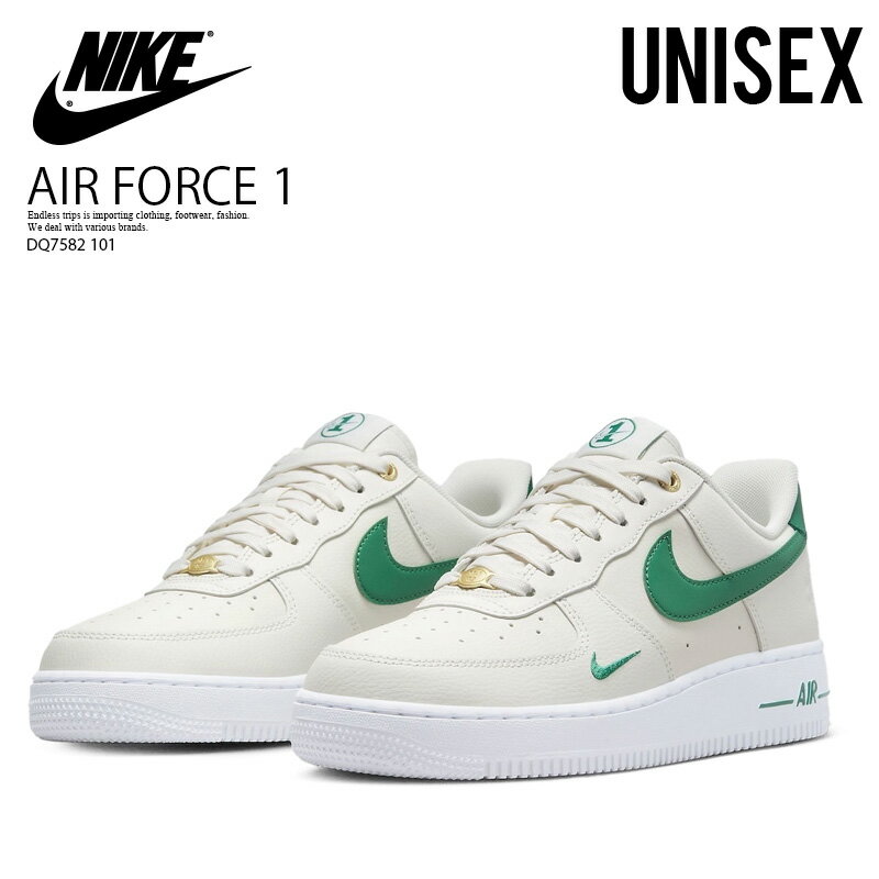 NIKE ナイキ WMNS AIR FORCE 1 039 07 SE (エア フォース1 ) メンズ レディース ユニセックス ローカット スニーカー シューズ フットウェア レア 40周年記念 モデル 厚底 白 SAIL/MALACHITE-WHITE ( セイル/マラカイト-ホワイト ) DQ7582-101 DQ7582 101 ypd200424