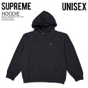 Supreme (シュプリーム) SMALL BOX HOODED SWEATSHIRT (スモールボックス フーディッド スウェットシャツ) ユニセックス メンズ パーカー フーディー 裏起毛 ボックスロゴ 普段使い カジュアル ストリート スケーター アウトドア 23SS 黒 ブラック SS23SW15 BLACK dpd